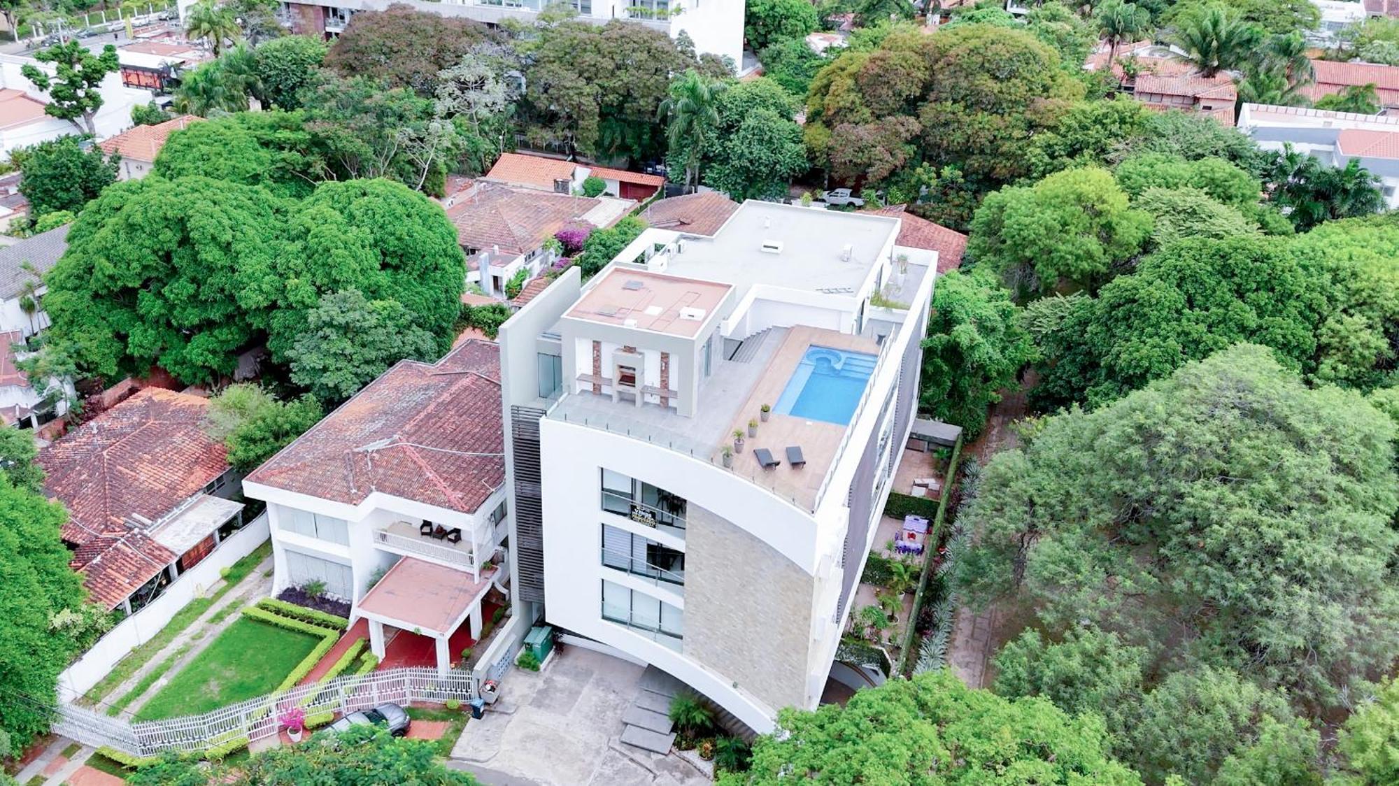 Luxurious Stay At Modern Apartment サンタ・クルス・デ・ラ・シエラ エクステリア 写真